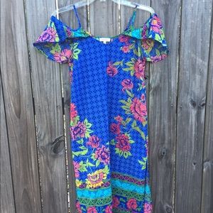 Monteau Tropical Flower Dress
